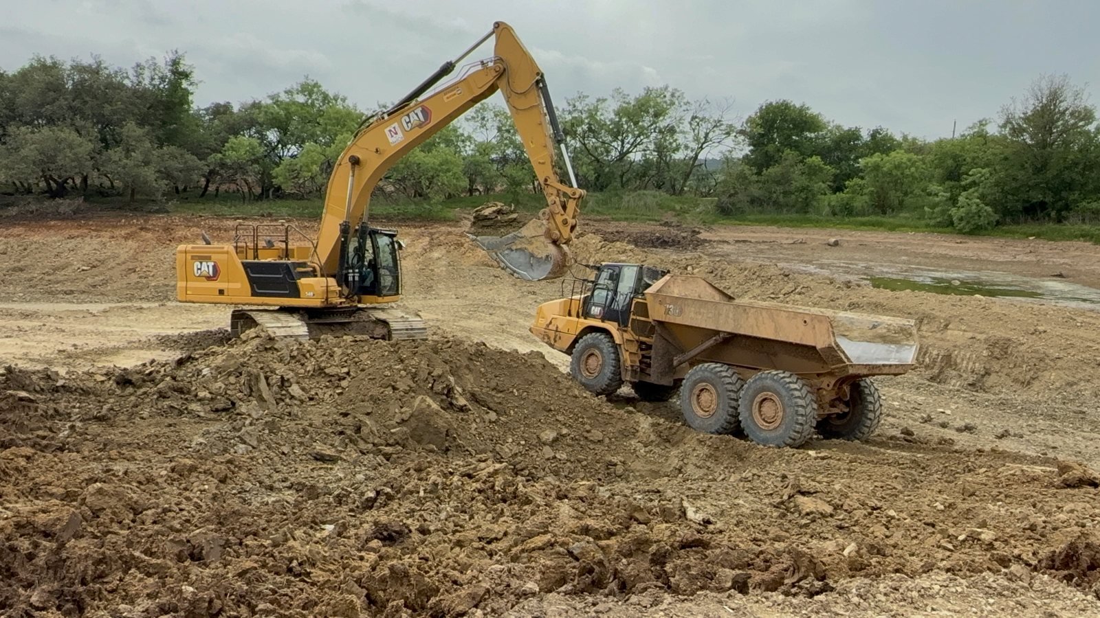 Site work on our current barndominium build